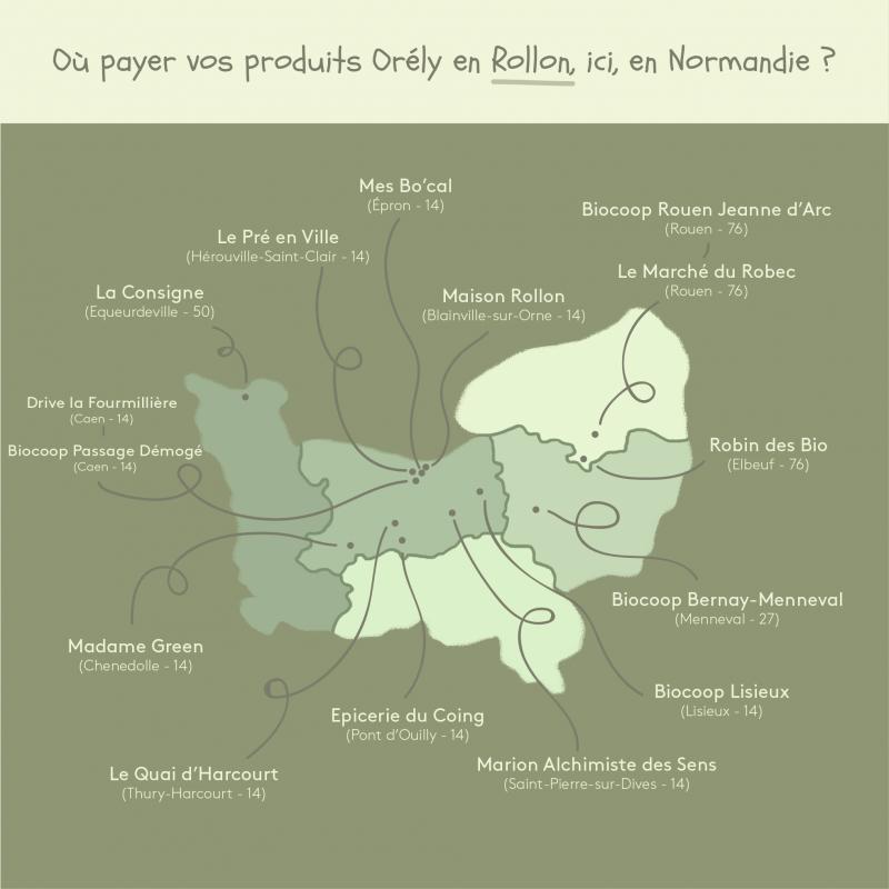 Carte de nos revendeurs qui prennent le RolloN