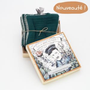 Lot de 5 lingettes lavables - produits zéro déchet et certifiés bio