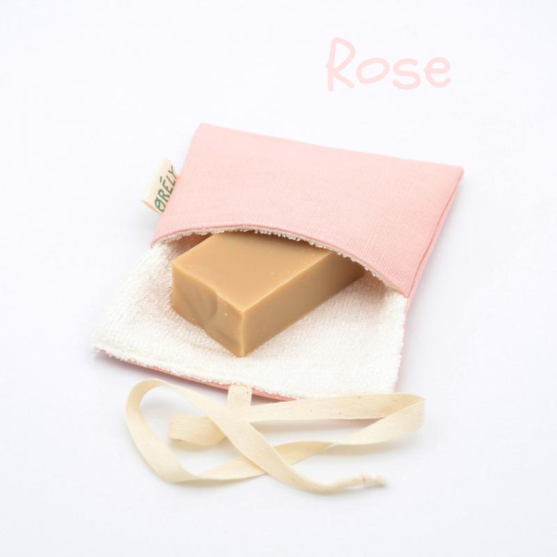 Porte-savon nomade rose