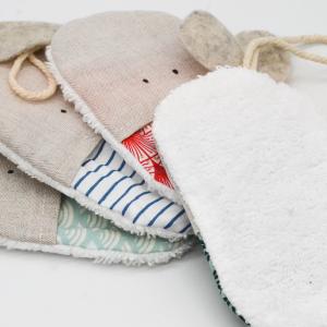Gant d'apprentissage lapin - produits zéro déchet en Normandie