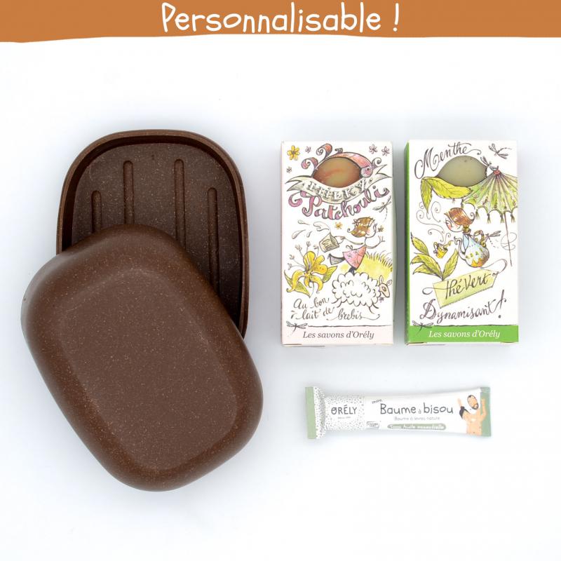 Coffret 2 savons et baume - Produits bio et zéro déchet près de Caen Image Coffret 2 savons et baume