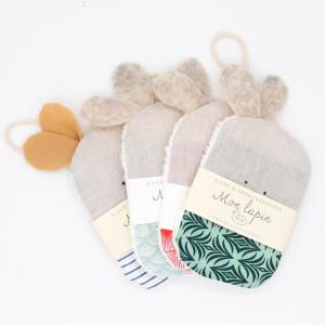 Gant d'apprentissage lapin - produits zéro déchet et certifiés bio