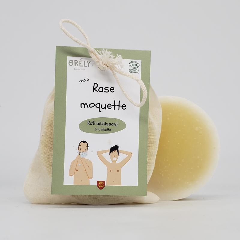 Savon de rasage à la menthe - Produits certifiés bio et zéro déchet près de Caen Image Savon de rasage à la menthe