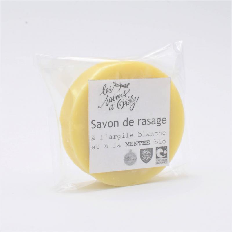 Savon de rasage à la menthe - Produits certifiés bio et zéro déchet près de Caen Image Savon de rasage à la menthe