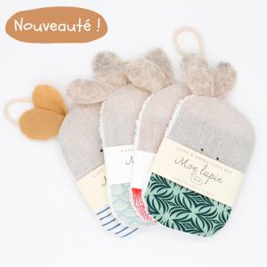 Gant d'apprentissage lapin - produits zéro déchet et certifiés bio