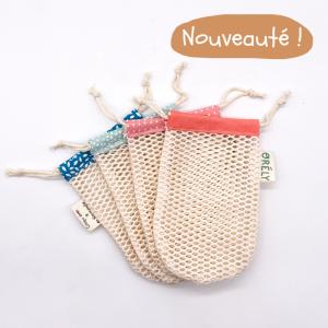 Sauve-savon filet ORÉLY - produits zéro déchet et certifiés bio