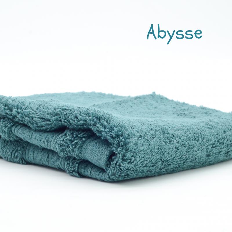 Serviette de toilette en coton biologique_abysse