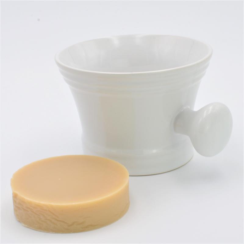 Porte-savon de rasage en céramique - Produits bio et zéro déchet près de Caen Image Porte-savon de rasage en céramique