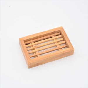 Porte-savon rectangle en bambou - produits zéro déchet en Normandie