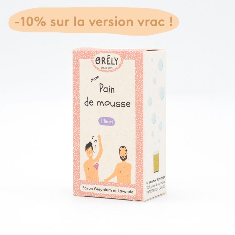 Image Savon fleuri (géranium et lavande)