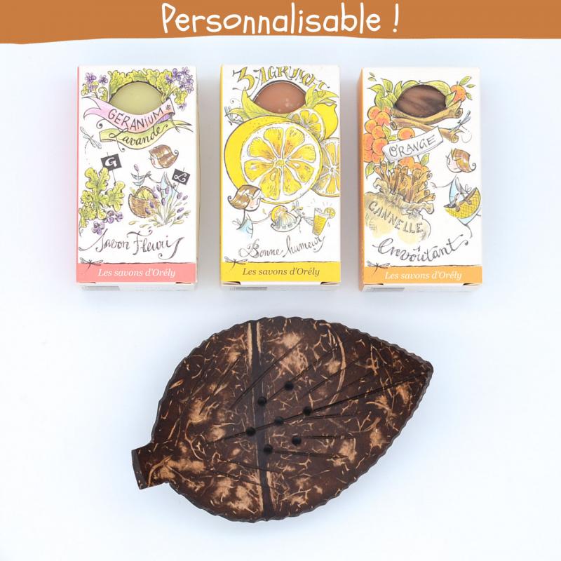 Coffret 3 savons - Produits bio et zéro déchet près de Caen Image Coffret 3 savons